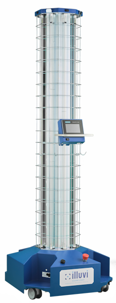 A light tower with transparent background