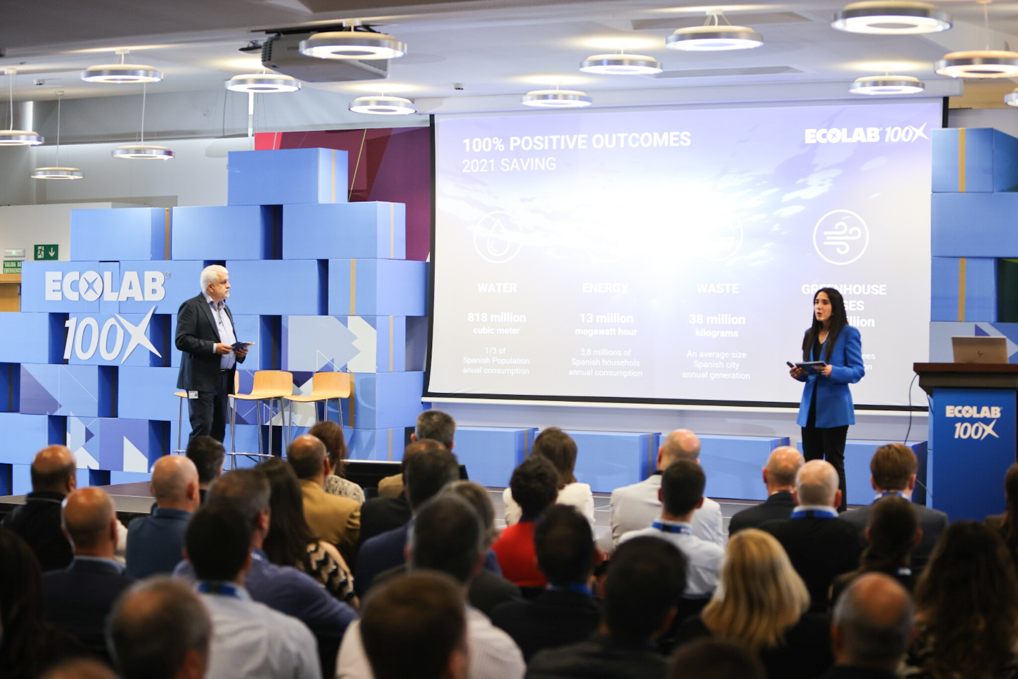 A stage at Barcelona office