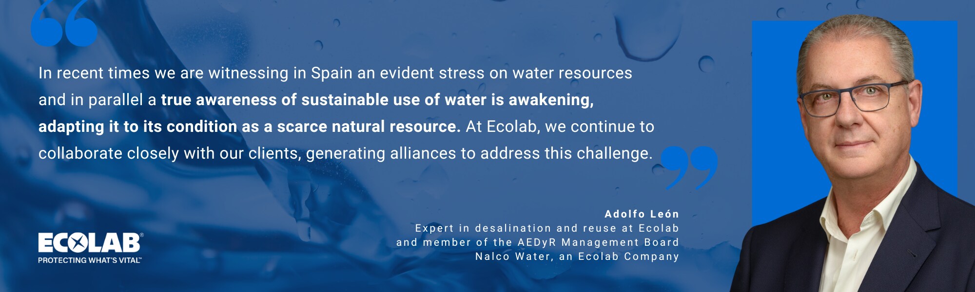 A quote and image of Adolfo