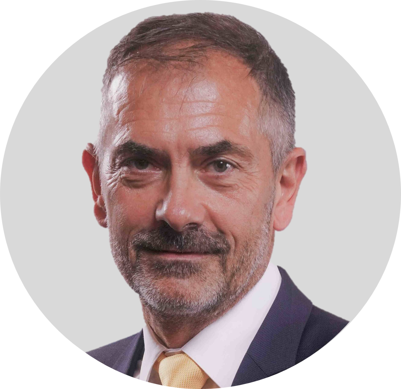 an image of Thierry with a blue background