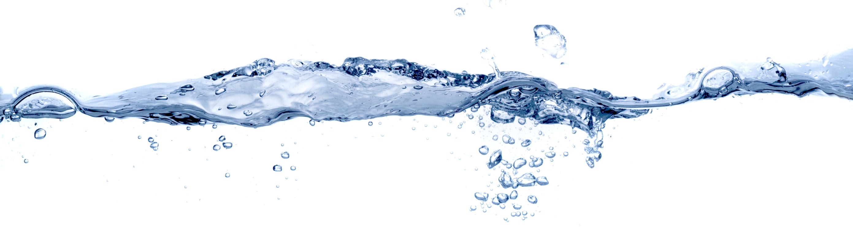 a splash of water