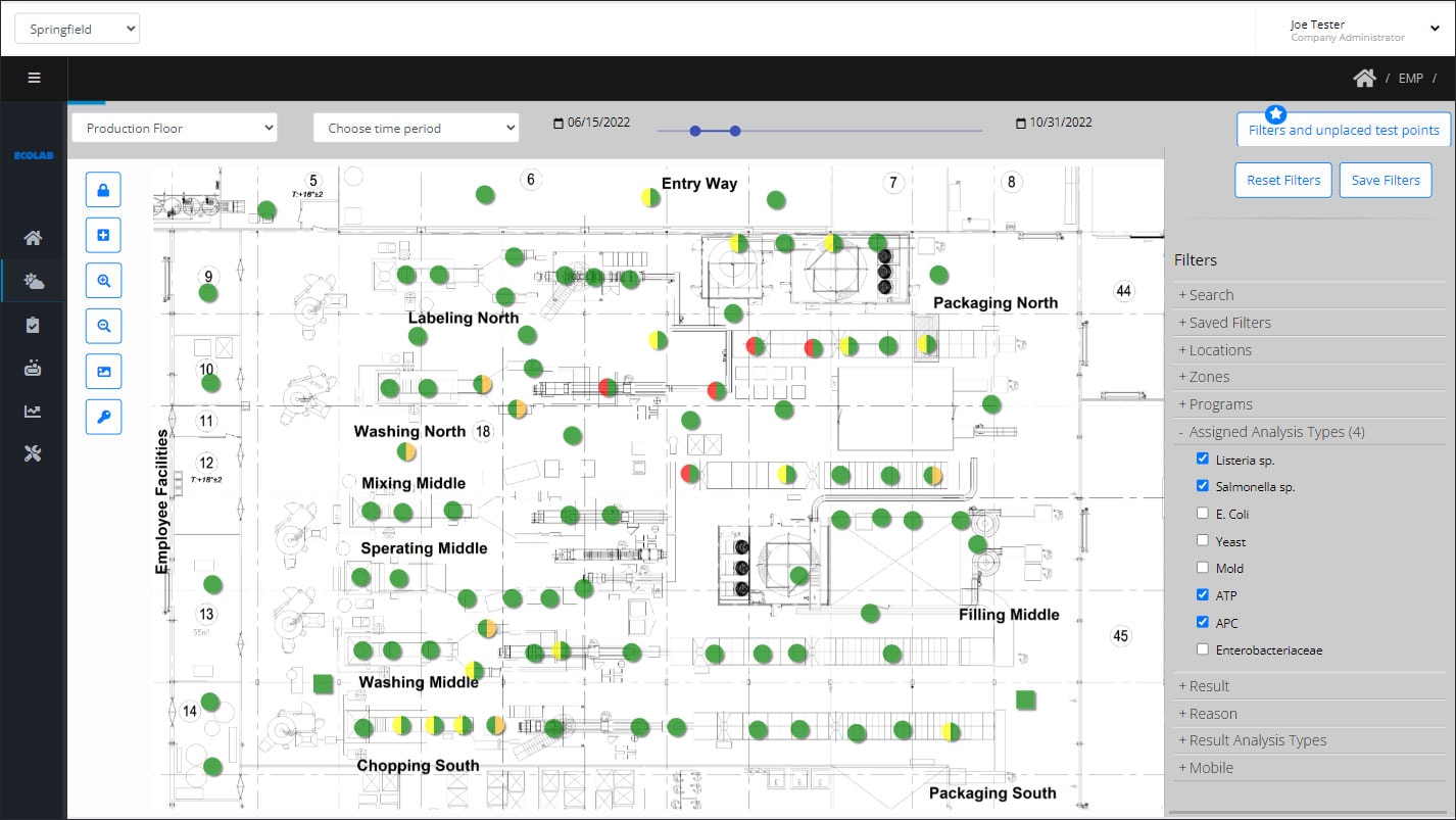 Ecolab Food Safety & Quality (FS&Q) Digital Platform