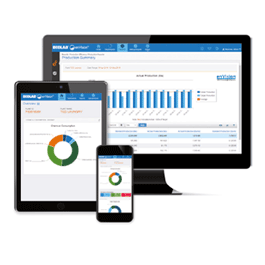 enVision monitoring and reporting screens